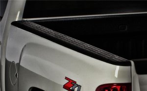 GMC Sierra Truck Bed Rail Caps - Bed Rails - Husky Liners - QuadCaps, Custom-Molded, 4-Piece - `07-`12